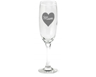 Engraved Champagne Flute