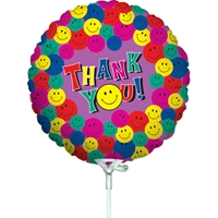 "Thank You" Smiley Balloon