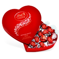 Lindt Heart-Shaped Luxury Chocolates Selection