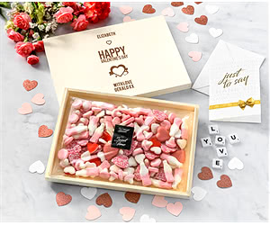 Valentine's Day Bumper Sweet Heart & Pink Treats Letterbox Hamper