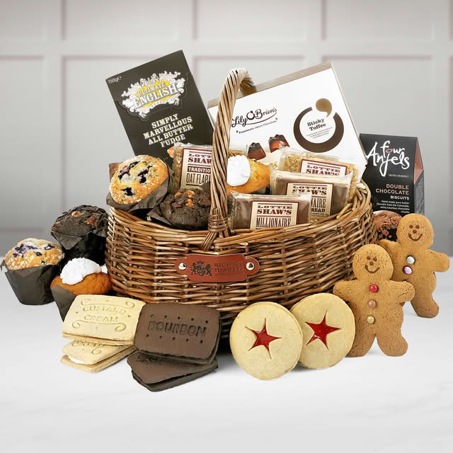 Luxury Hamper - Muffin, Flapjack, Biscuits, Gingerbread, Truffles & More