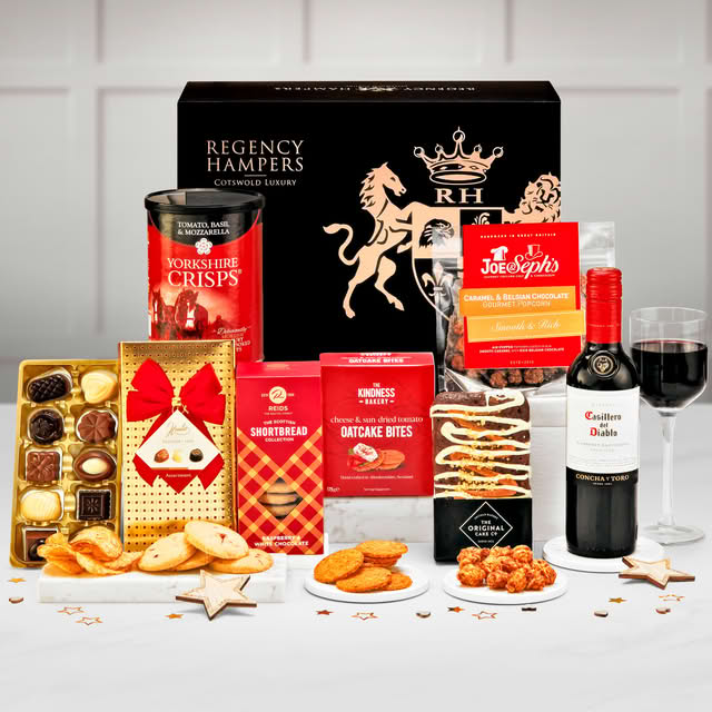 Raleigh Gift Hamper With Casillero Del Diablo Cabernet Sauvignon in a RH Branded Medium Magnetic Box