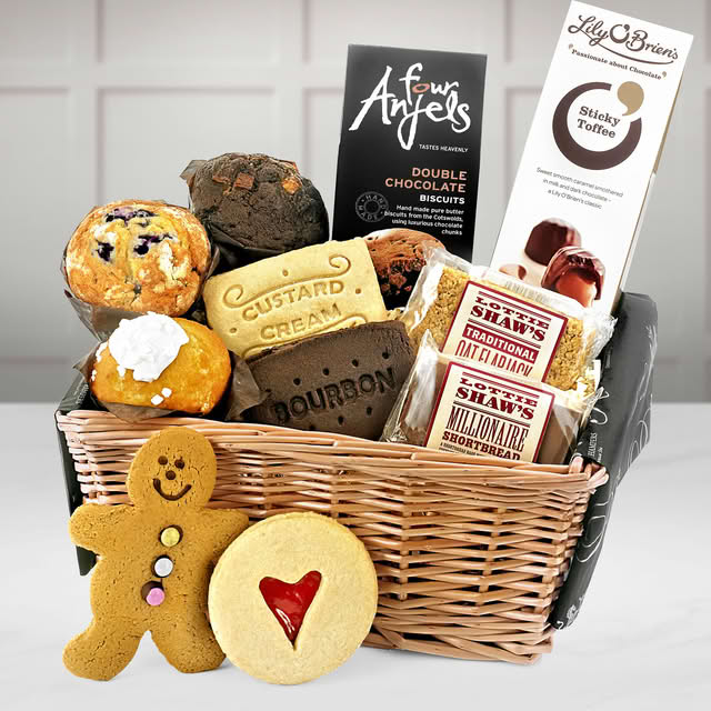 Luxury Hamper - Muffin, Flapjack, Shortbread, Biscuits, Truffles & More