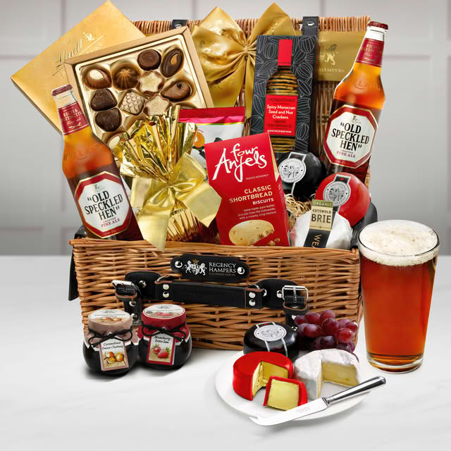 Real Ale Broadway Gift Hamper in An Attractive Picnic Basket