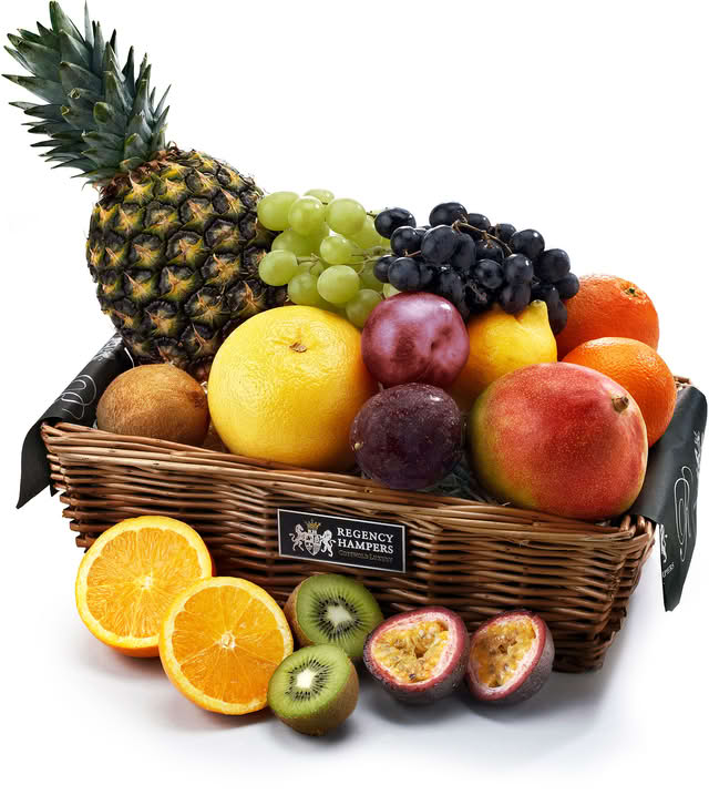 Regency Fresh Fruit Gift Hamper in a Hand Woven Willow Tray