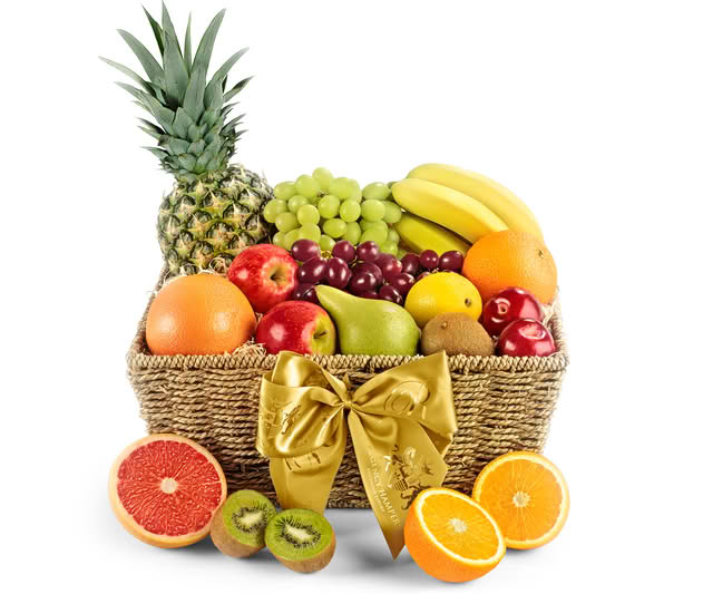 Large Luxury Fresh Fruit Hamper - A Tasty Gift Packed With Goodness