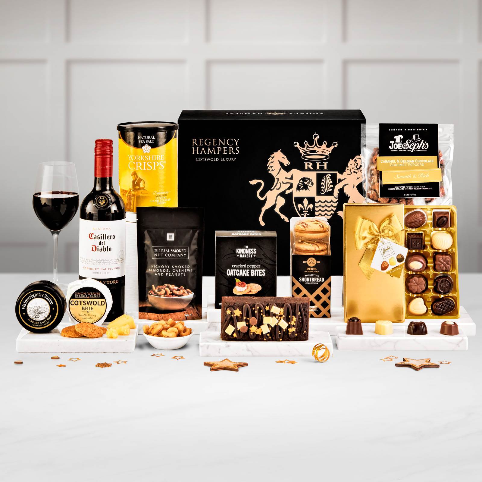 Kipling Gift Hamper With Casillero Del Diablo Cabernet Sauvignon in a RH Branded Large Magnetic Box