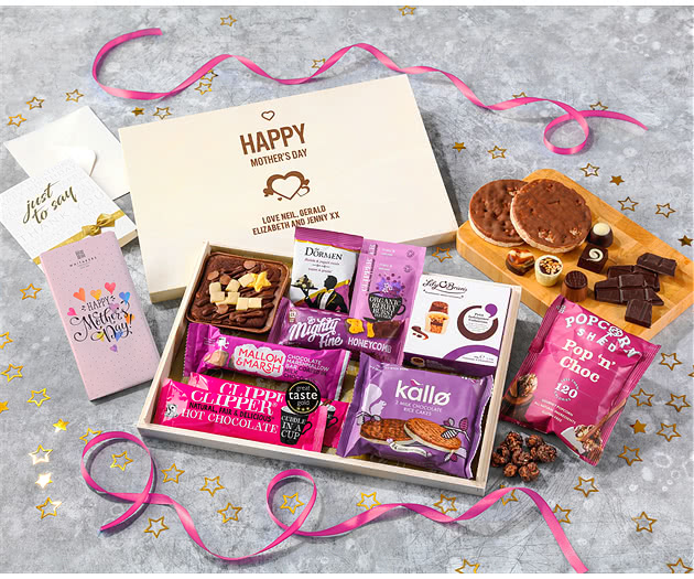 Mother's Day Hot Chocolate, Cake & Sweet Treat Letterbox Hamper