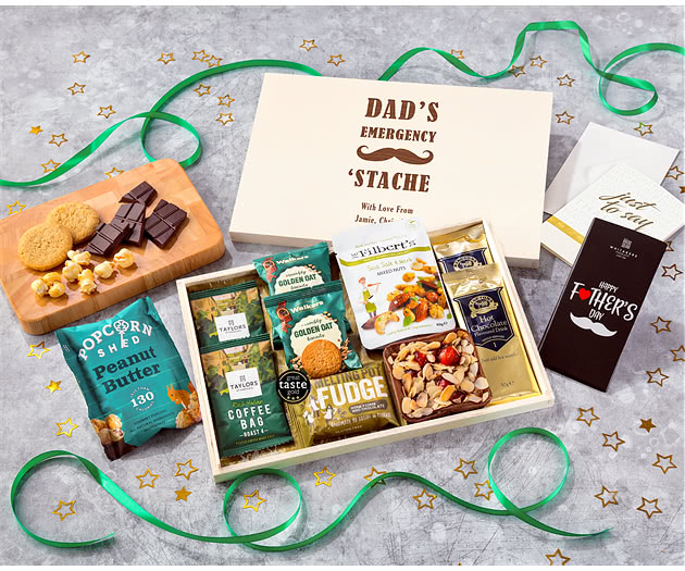 Father's Day Coffee Time Biscuits & Fudge Letterbox Hamper