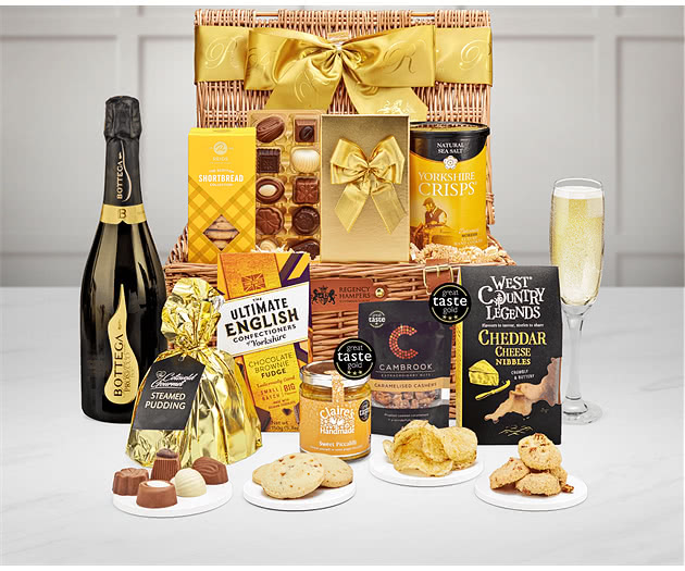 Carlton Artisan Snack Variety Hamper With Sparkling Prosecco