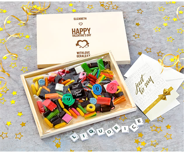 Valentine's Day Large Liquorice Lover's Letterbox Hamper