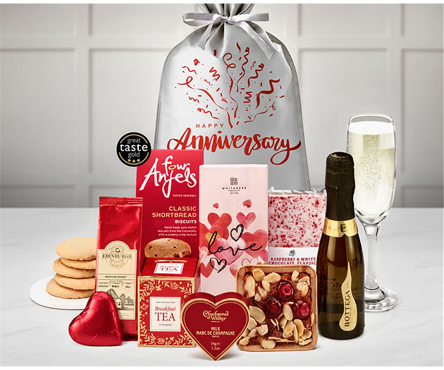 Anniversary Treats Gift with Prosecco