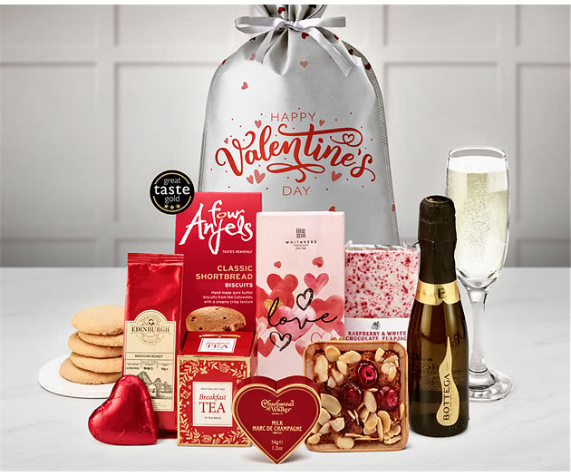 Valentine's Day Treats Gift with Prosecco