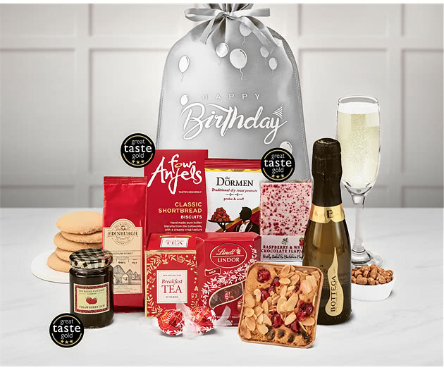 Birthday Delicious Delights Gift with Prosecco