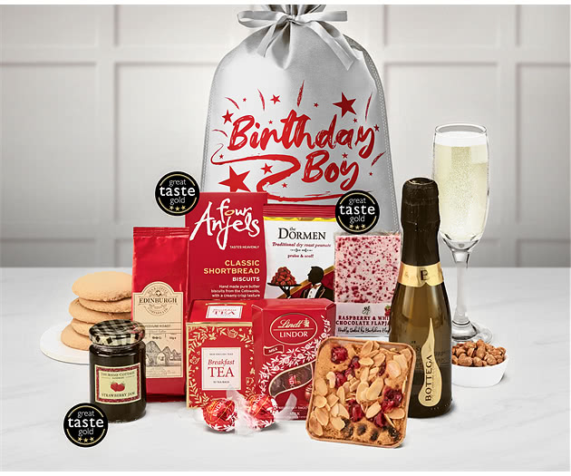 Birthday For Him Delicious Delights Gift with Prosecco