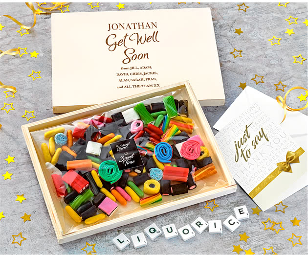 Get Well Soon Large Liquorice Lover's Letterbox Hamper