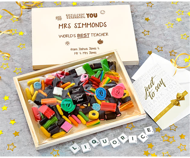 Great Teacher Large Liquorice Lover's Letterbox Hamper