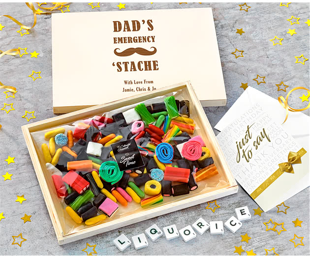 Father's Day Large Liquorice Lover's Letterbox Hamper