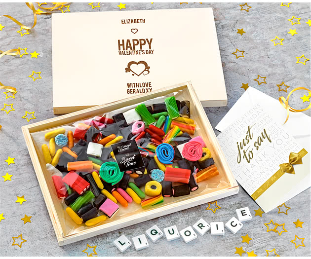Valentine's Day Large Liquorice Lover's Letterbox Hamper
