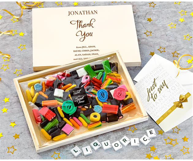 Thank You Large Liquorice Lover's Letterbox Hamper