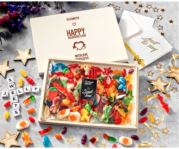 Valentine's Day Jumbo Jelly Favourites Letterbox Hamper