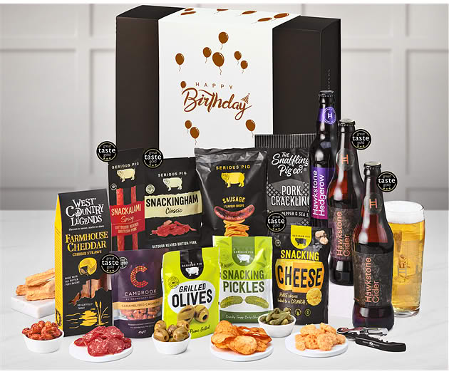 Birthday Pub Night Experience Box with Hawkstone Ciders