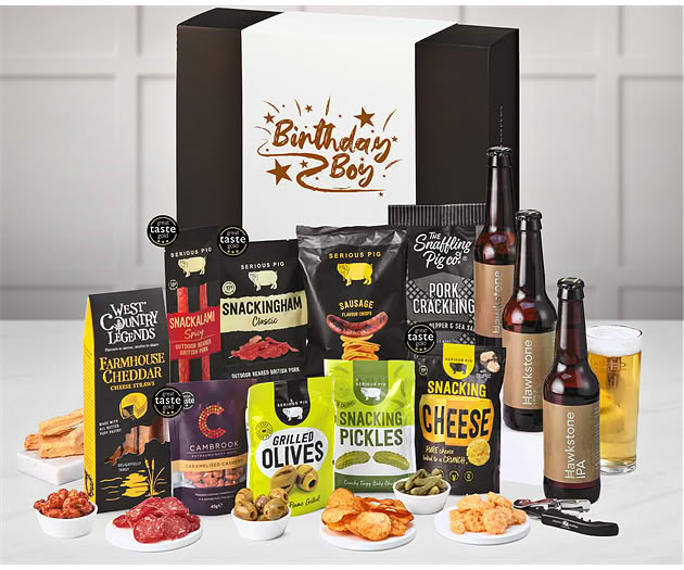Birthday For Him Pub Night Experience Box with Hawkstone Ales