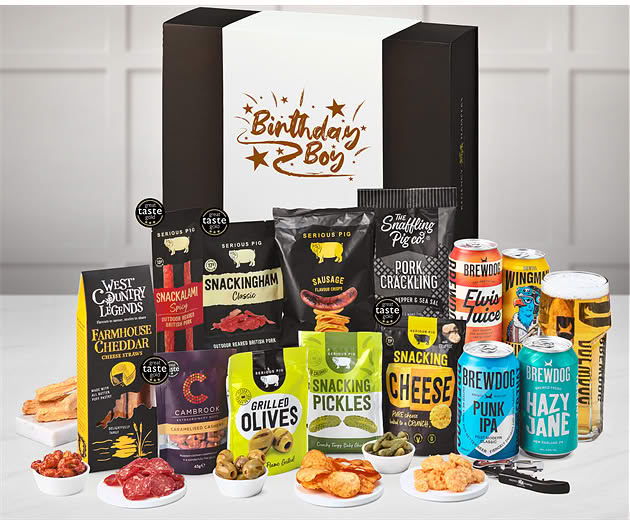 Birthday For Him Pub Night Experience Box with Brewdog Beer Selection
