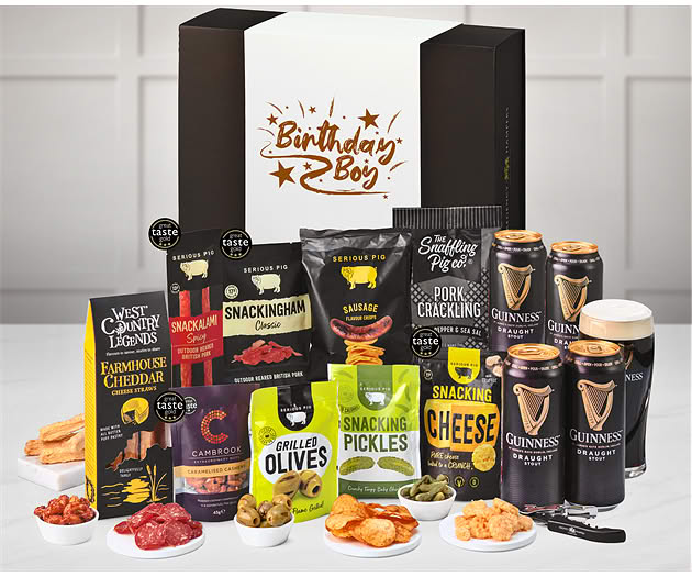 Birthday For Him Pub Night Experience Box with Guinness