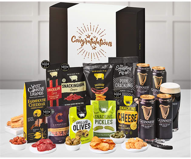 Congratulations Pub Night Experience Box with Guinness