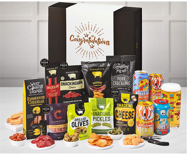 Congratulations Pub Night Experience Box with Beavertown Ales