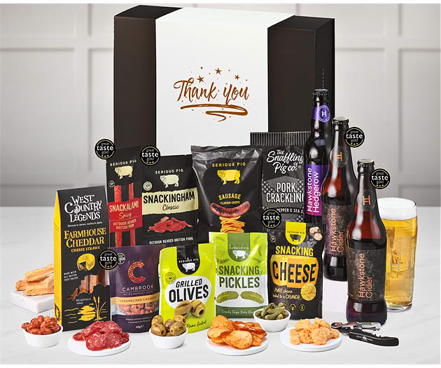 Thank You Pub Night Experience Box with Hawkstone Ciders