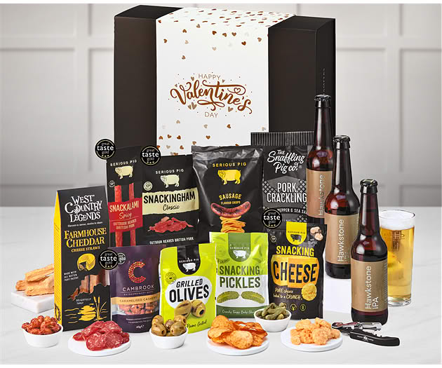 Valentine's Day Pub Night Experience Box with Hawkstone Ales