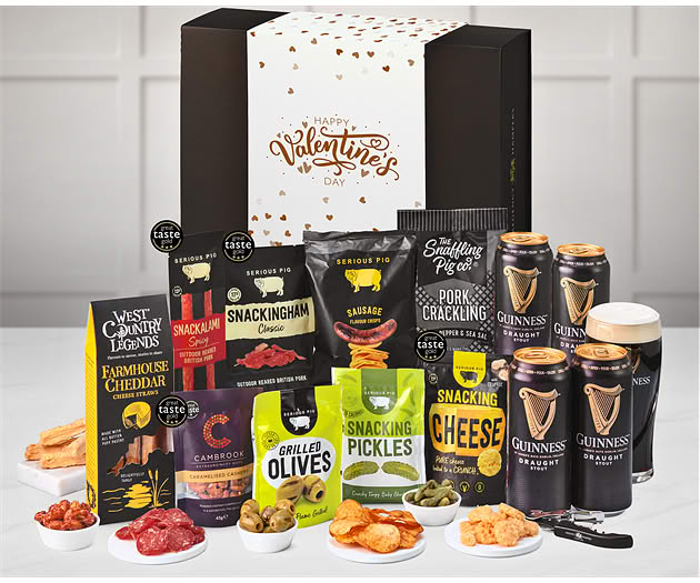 Valentine's Day Pub Night Experience Box with Guinness