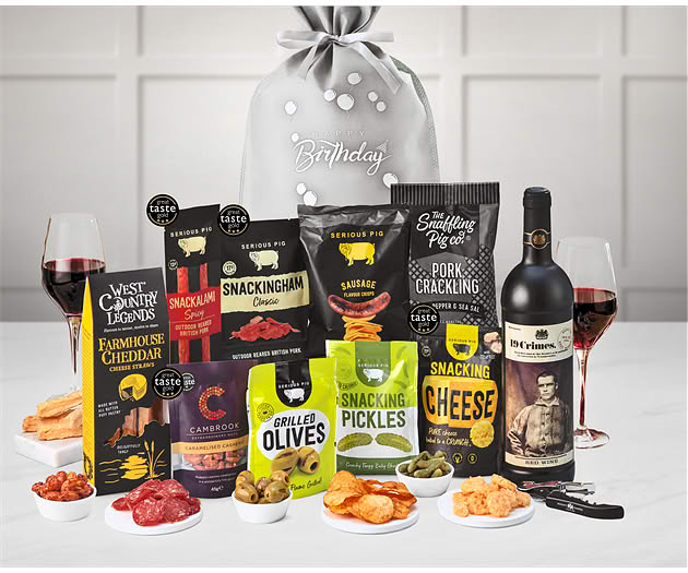 Birthday Pub Night Experience Gift with Red Wine