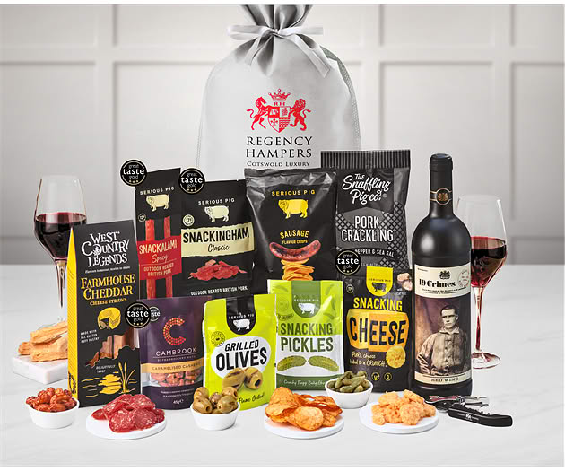 Good Luck Pub Night Experience Gift with Red Wine