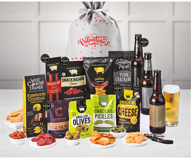 Valentine's Day Pub Night Experience Gift with Hawkstone Beer Selection