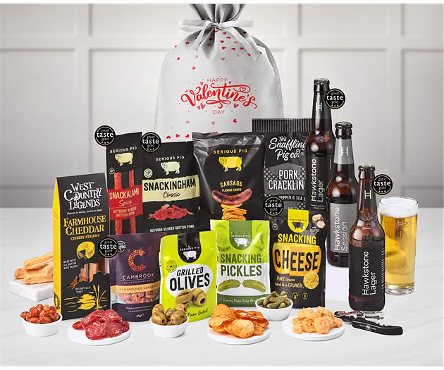 Valentine's Day Pub Night Experience Gift with Hawkstone Lagers
