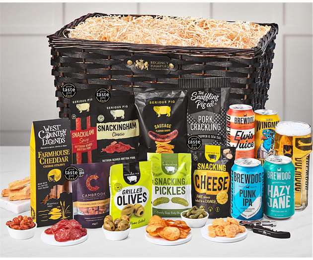 Pub Night Experience Hamper with Hawkstone Ales