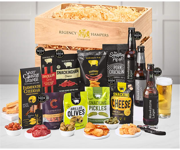 Pub Night Experience Crate with Hawkstone Lagers