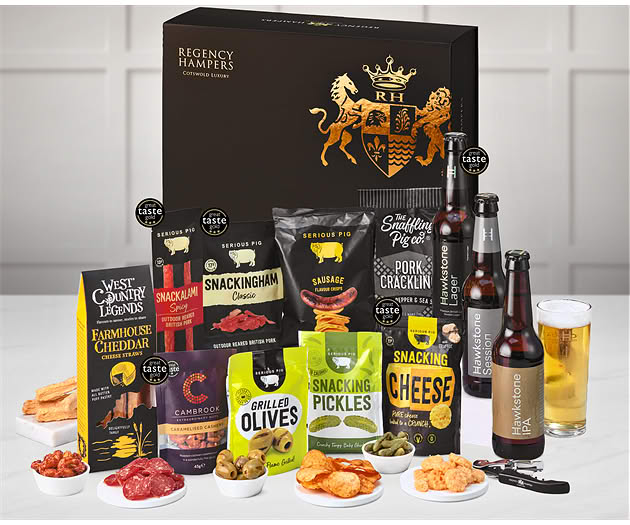 Pub Night Experience Box with Hawkstone Beer Selection