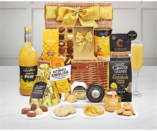 Fairfield Cheese & Gourmet Favourites Hamper With Alcohol-Free Pressé