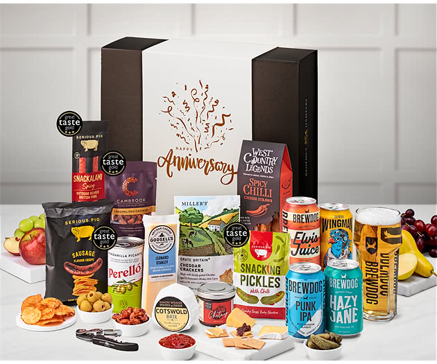 Anniversary Cotswold Craft Ale & Cheese Box with Brewdog Beer Selection