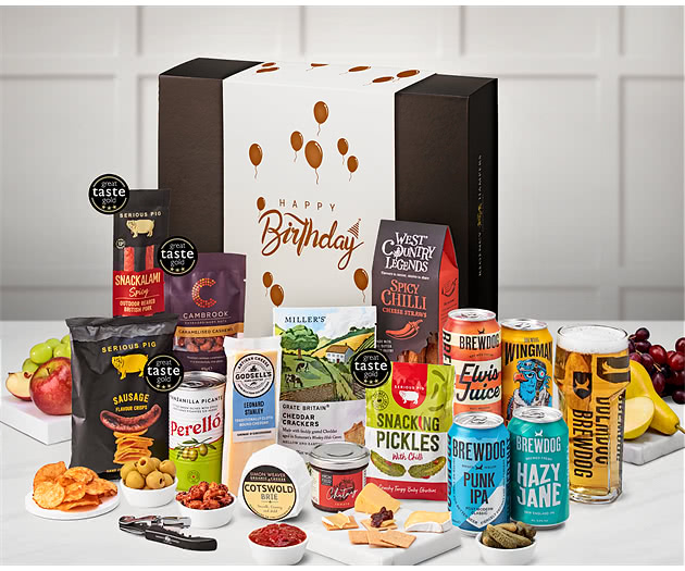 Birthday Cotswold Craft Ale & Cheese Box with Brewdog Beer Selection