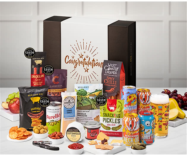 Congratulations Cotswold Craft Ale & Cheese Box with Beavertown Ales