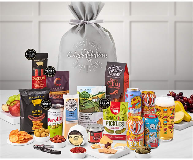 Congratulations Cotswold Craft Ale & Cheese Gift with Beavertown Ales