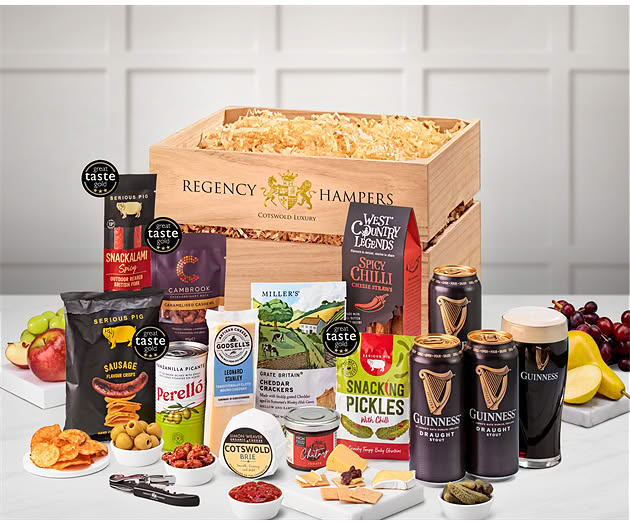Easter Cotswold Craft Ale & Cheese Crate with Guinness Stout
