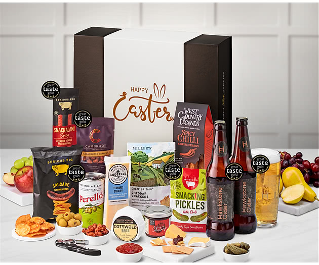 Easter Cotswold Cider & Cheese Box with Hawkstone Ciders