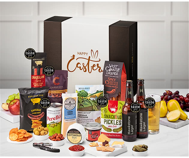 Easter Cotswold Craft Ale & Cheese Box with Hawkstone Lagers