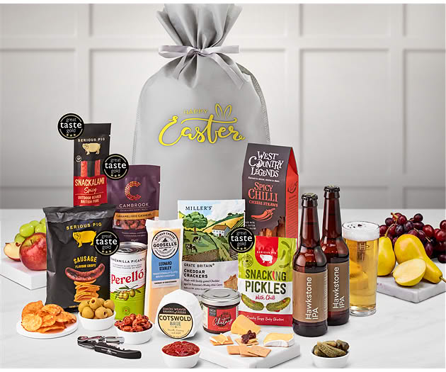 Easter Cotswold Craft Ale & Cheese Gift with Hawkstone Ales